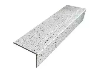 Ступень фронтальная Terazzo Poiish Silver 30x120