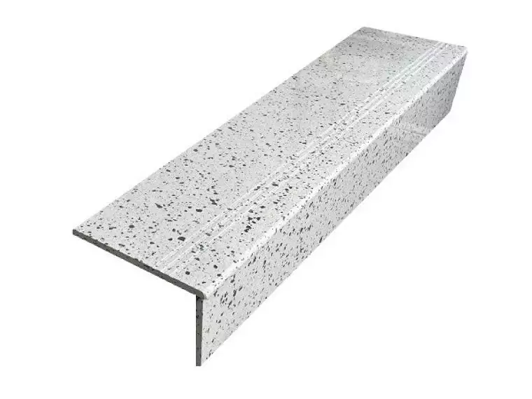 Ступень фронтальная Terazzo Poiish Silver 30x120