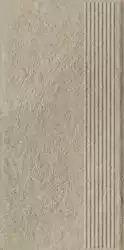 ная плитка Eremite Crema Stopnica Prosta Struktura Mat 30x60