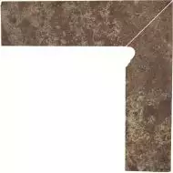 ная плитка Ilario Brown Плинтус/цоколь правый 2-х элем MAT 30х8,1