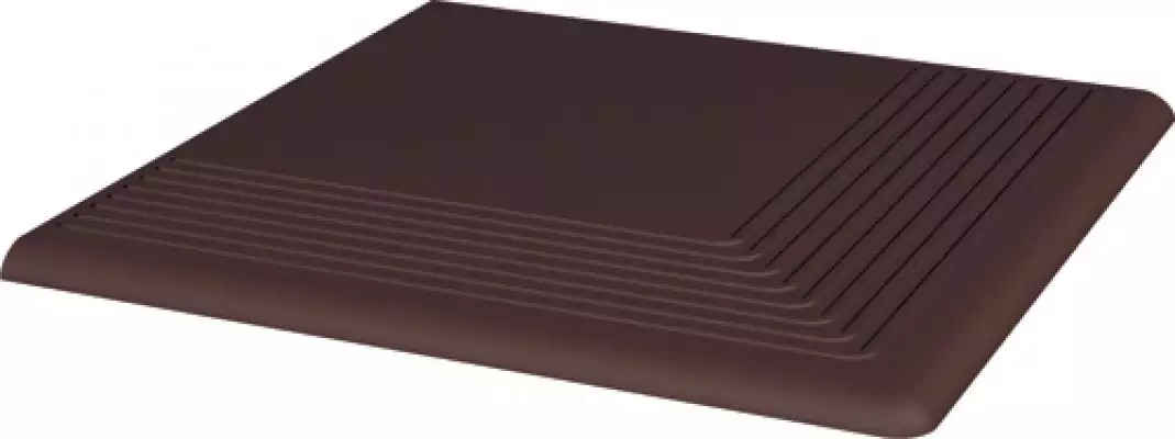 ная плитка Natural Brown Ступень угловая 30х30