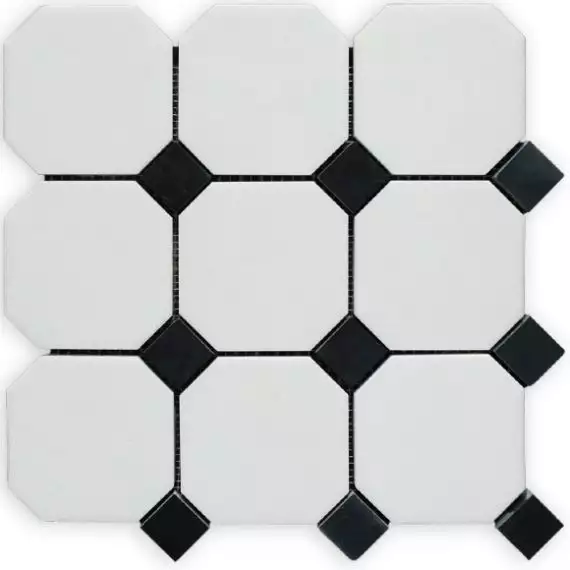 4416OCT14/1C White/Black 30*30