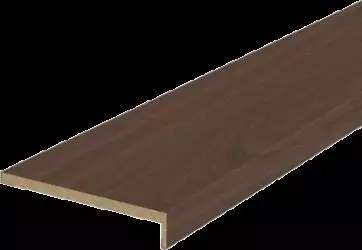 Наличник телескопический L 8мм SOFTWOOD цвет Орех американский шоколад 100х25х2440