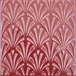 04-01-1-03-06-47-1906-0 Вставка Art Deco бордо 150х150х7