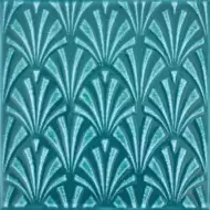 04-01-1-03-06-85-1906-0 Вставка Art Deco зеленый 150х150х7