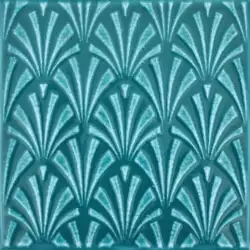 04-01-1-03-06-85-1906-0 Вставка Art Deco зеленый 150х150х7