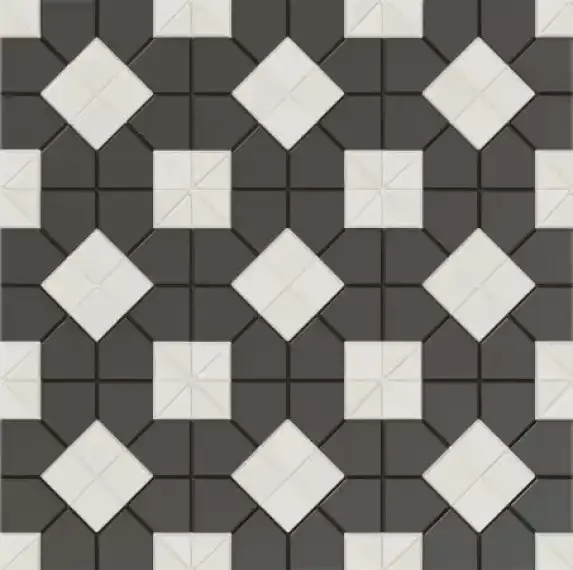 130013 Tesserae Suit B&W Plus 28x28