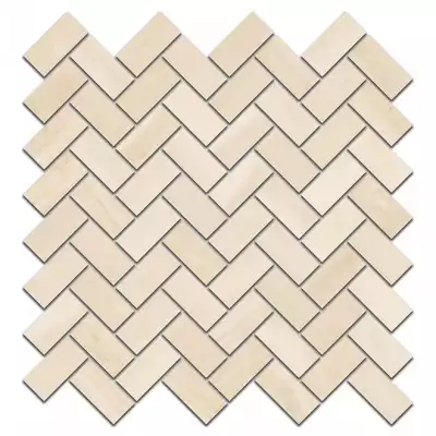 190/004T Плитка Декор Контарини бежевый мозаичный глянцевый 31,5x30x0,9