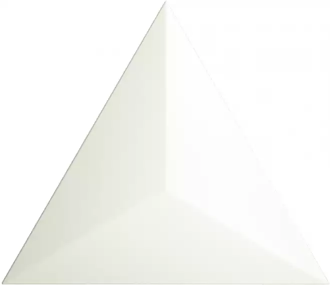 218241 Traingle Level White Matt 15x17