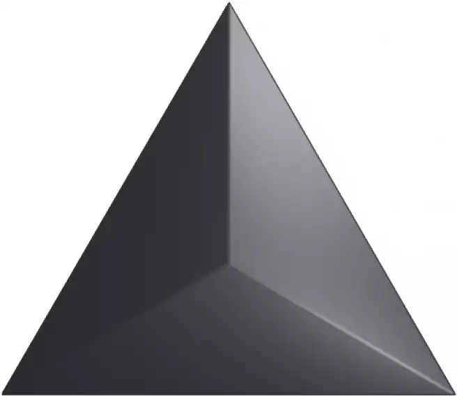 218242 Traingle Level Black Matt 15x17