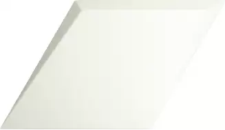 218262 Rombo Drop White Matt 15x25.9