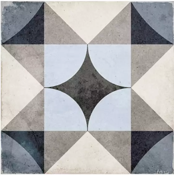 24410 ART NOUVEAU PALAIS BLUE 20*20
