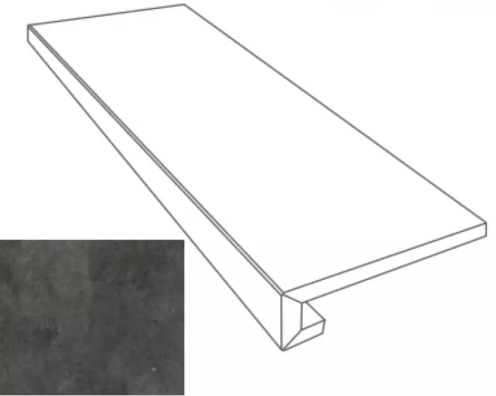 261233 GREEK GRADONE ANTRACITE 4x32x80