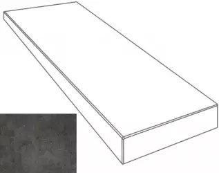 261253 GREEK GRADONE ANGOLARE SX ANTRACITE 4x32x80