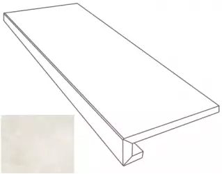 262640 GRADONE ONICE BIANCO 4x32x78