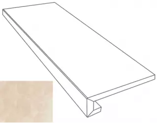 262641 GRADONE CREMA MARFIL 4x32x78