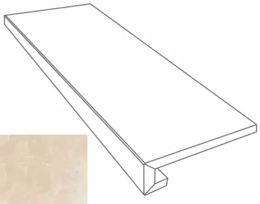 262641 GRADONE CREMA MARFIL 4x32x78