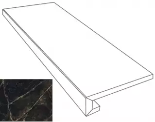 262642 GRADONE NERO AMASANTA 4x32x78