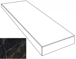 262652 GRADONE ANGOLARE DX NERO AMASANTA 4x32x78