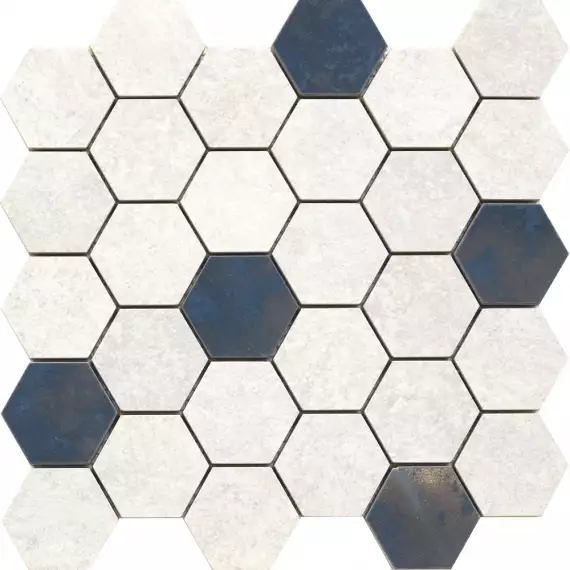 27959 Мозаика D.GRUNGE WHITE HEXA/AS/28.3X29.4/C 28.3x29.4