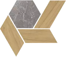 405C Mosaico Lesnaya Gris 20x17.5