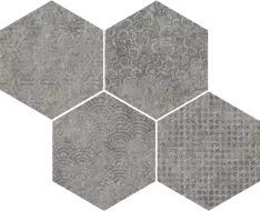 40GF Mosaico Bys-SP Grafito 35x28