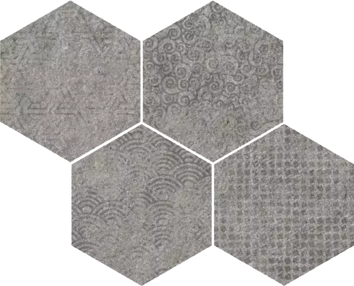 40GF Mosaico Bys-SP Grafito 35x28
