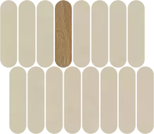 40KZ Мозаика Mosaico Rockaway Natural 27x31