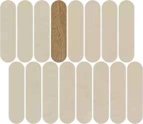 40KZ Мозаика Mosaico Rockaway Natural 27x31
