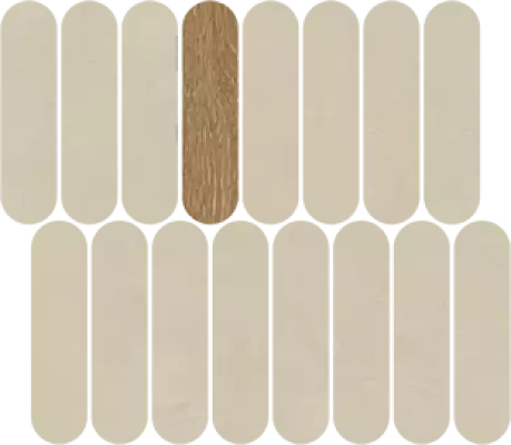 40KZ Мозаика Mosaico Rockaway Natural 27x31