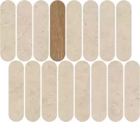 40QU Мозаика Mosaico Barbican Natural 27x31