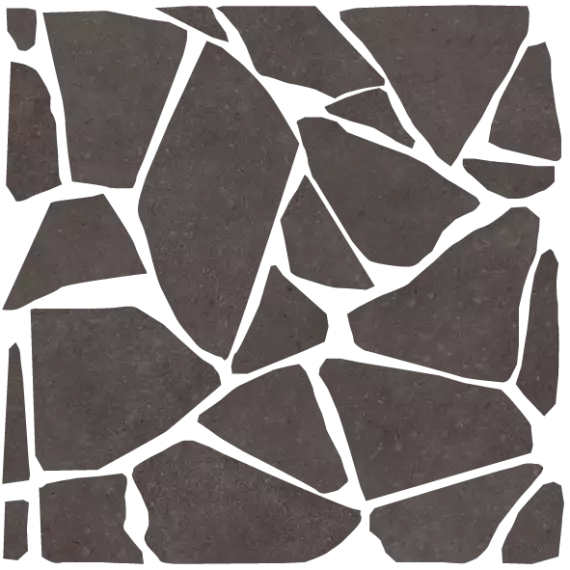 4101229 Мозаика Palladiana Crock Mosaic Ebony 40x40