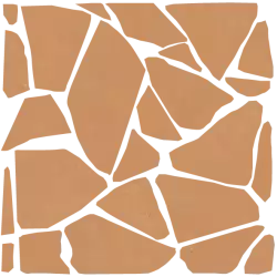 4101230 Мозаика Palladiana Crock Mosaic Terra 40x40