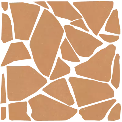 4101230 Мозаика Palladiana Crock Mosaic Terra 40x40