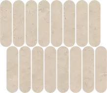 41QA Мозаика Mosaico Mayfair Natural R10 27x31