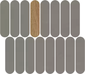 41QF Мозаика Mosaico Rockaway Grafito R10 27x31