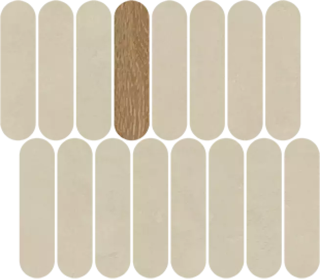 41QH Мозаика Mosaico Rockaway Natural R10 27x31