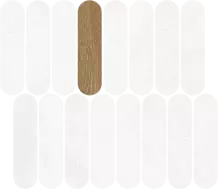 41QL Мозаика Mosaico Rockaway Blanco R10 27x31