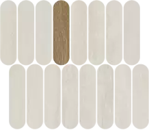 41SH Мозаика Mosaico Passy Blanco 27x31