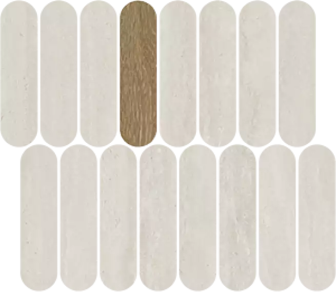 41SH Мозаика Mosaico Passy Blanco 27x31
