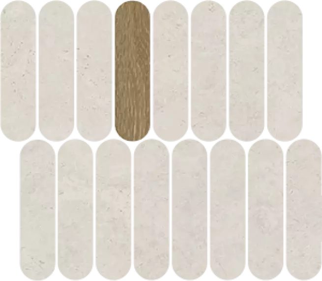 41SQ Мозаика Mosaico Barbican Blanco 27x31