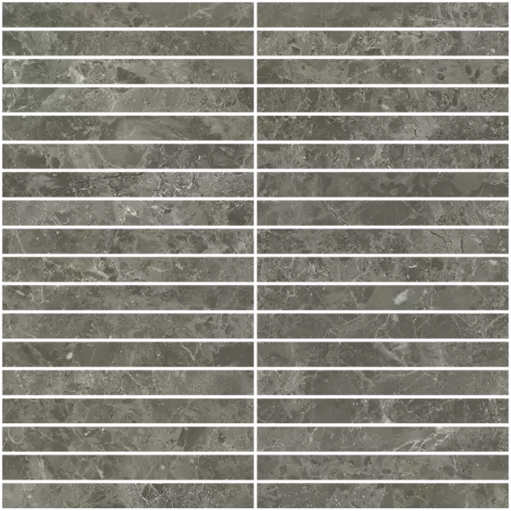 610110000972 Да Винчи Браун Мозаика Стрип 30x30