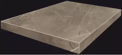 620070000955 Портофино Серый Ступень Угловая левая 33x45