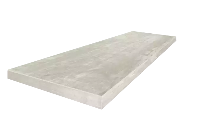 620070001845 Турин Уайт Ступень Угловая Левая 33x90