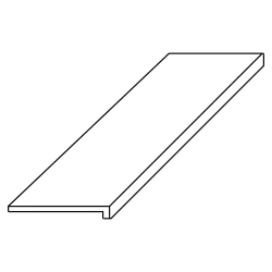 620070001883 Ступень Фронтальная Флоренция Черный 33x90