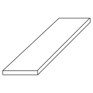 620070001886 Ступень Угловая Левая Флоренция Белый 33x90