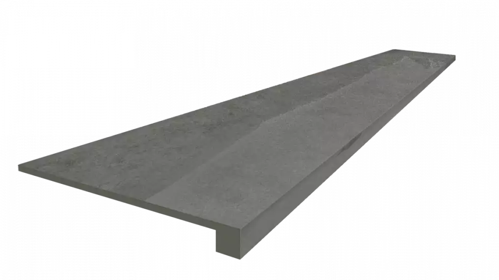 620070002376 Ступени Ardesia Grey Scalino Front 33x120