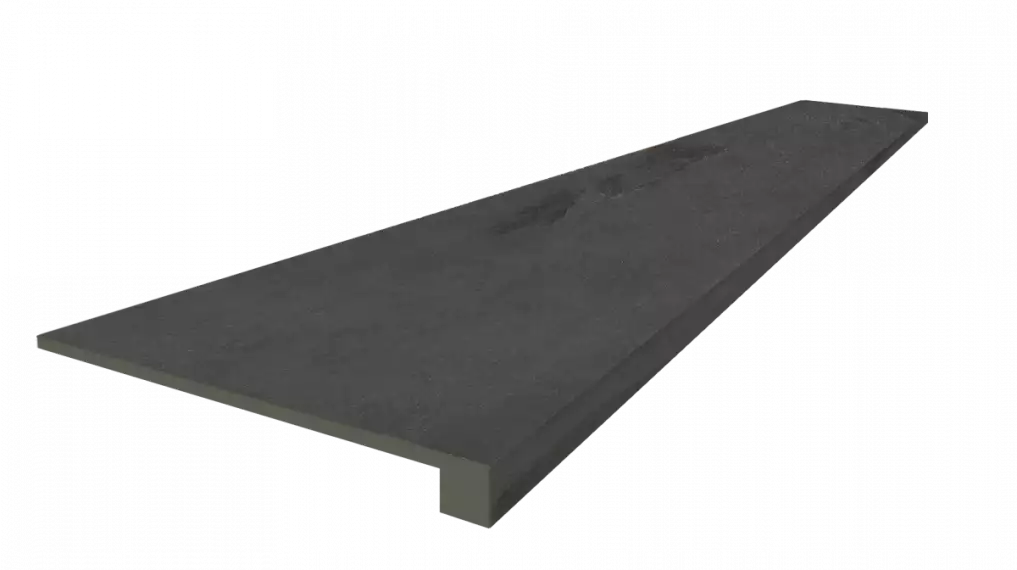 620070002377 Ступени Ardesia Black Scalino Front 33x120
