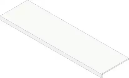 620070002720 Ступени Rinascente Resin White Scalino Frontale 33x80
