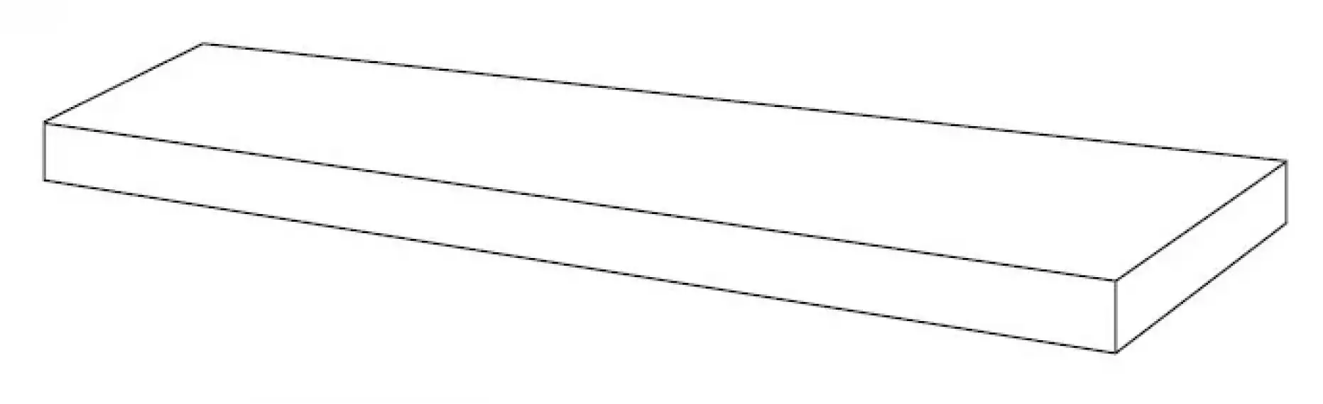 620070802222 Rinascente Grey Scalino Angolare DX 33x160